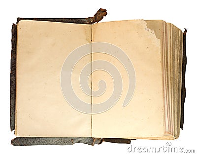 Extremely old notebook Stock Photo