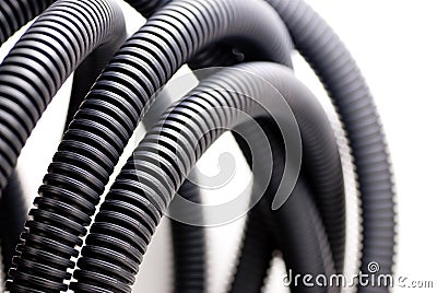 Extruded electrical tube Stock Photo
