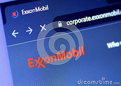 ExxonMobil logo Editorial Stock Photo