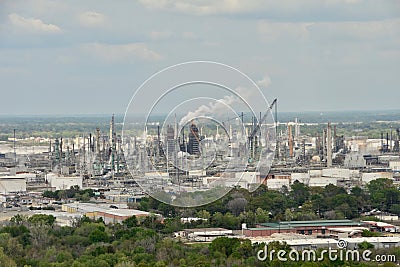 ExxonMobil Refinery, Baton Rouge, LA Stock Photo