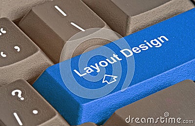 Ð»ey for layout design Stock Photo