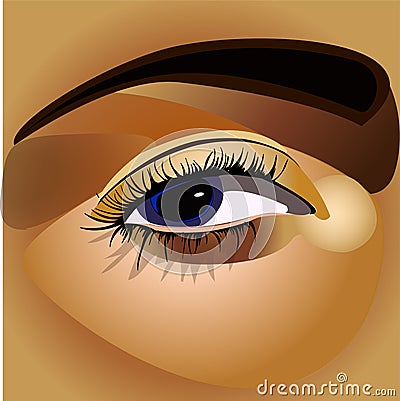 Eye Cartoon Illustration