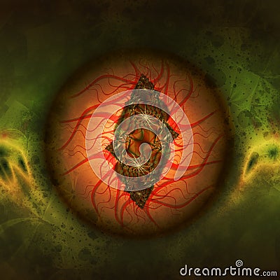 The Eye Cartoon Illustration