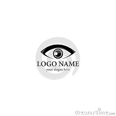 Eye care logo template Stock Photo