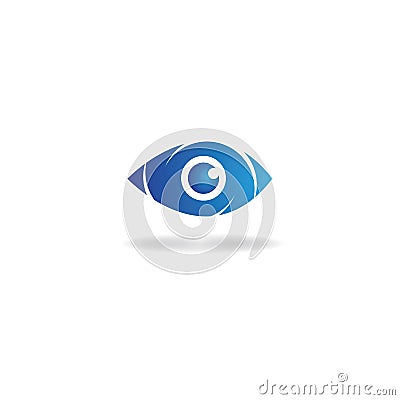 Eye care logo template vector Vector Illustration