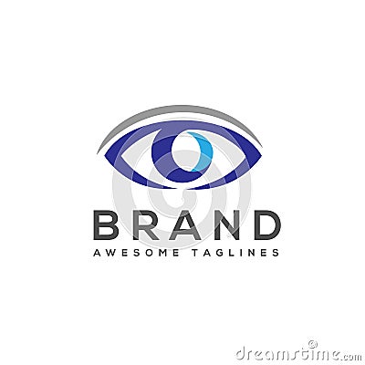 Eye care Logo vector template Vector Illustration