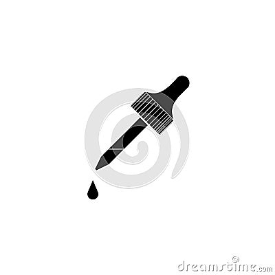 Eye Drop Bottle Isolate On White Background vector Vector Illustration