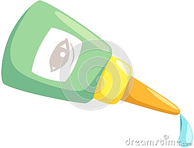 eye dropper bottle Stock Photo