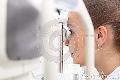 Eye examination. Stock Photo