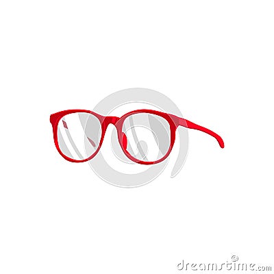 Eye glasses accessory Vector Illustration