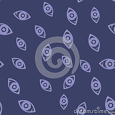 Eye Icon Seamless Pattern Vector Illustration