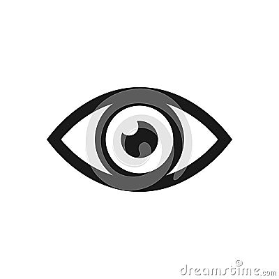 Eye icon. Vector illustration. Vector Illustration