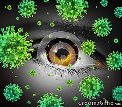 Eye Infection Stock Photo