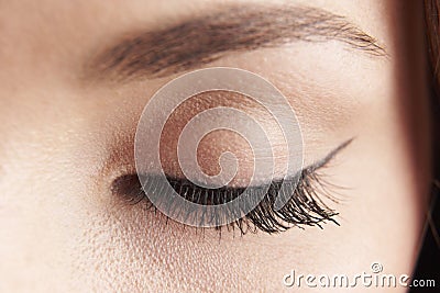 Eye lid Stock Photo