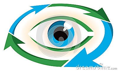 Eye Logo Vector Illustration