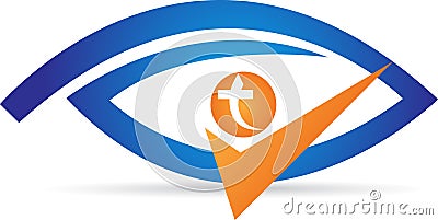 Eye logo Vector Illustration