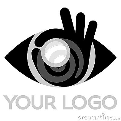 Eye logo Vector Illustration