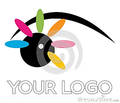 Eye logo Vector Illustration