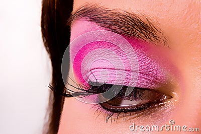 Eye with a make-up Stock Photo