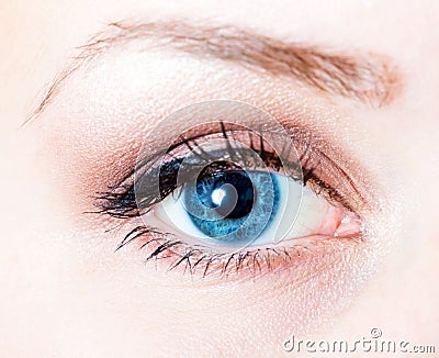 Eye makeup Stock Photo