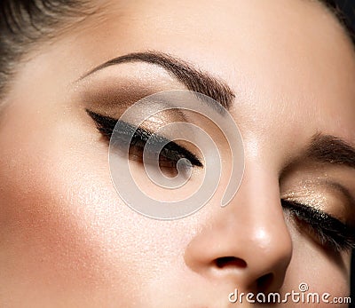 Eye Makeup Stock Photo