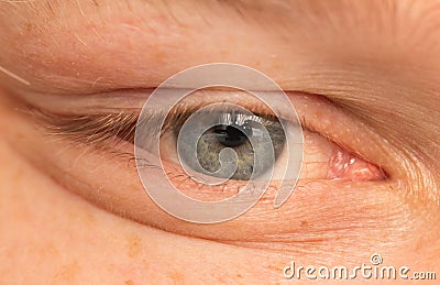 Eye male. macro Stock Photo