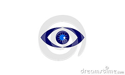 Eye, optic, vision logo vector Stock Photo