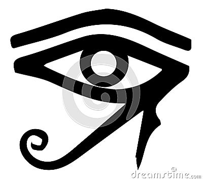 The Eye of Ra Vector Illustration