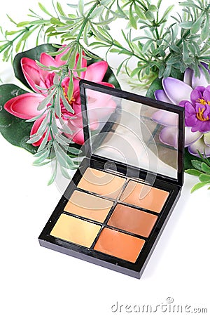 Eye shadow makeup colours Stock Photo