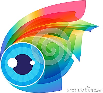 Eye visage vector Vector Illustration