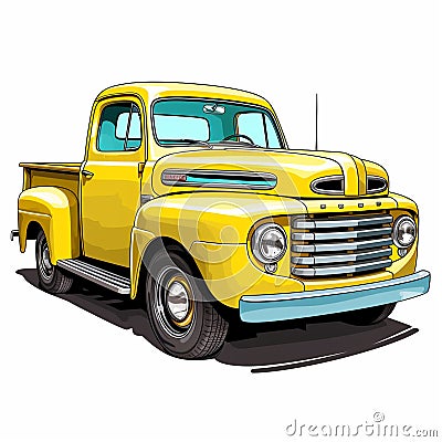 Eyecatching pickup truck that will be the envy of your friends Stock Photo