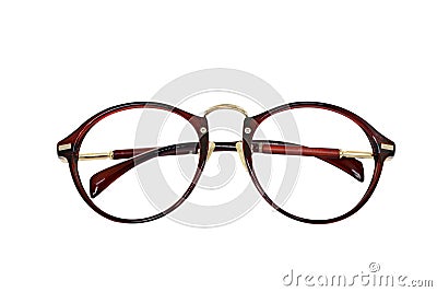 Eyeglasses spectacles isolated on white background Stock Photo