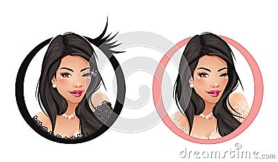 Eyelashes Vector Illustration