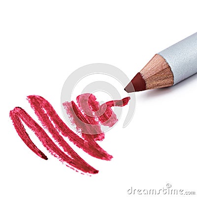 Eyeliner, eye contour, on white background Stock Photo