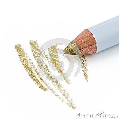 Eyeliner, eye contour, on white background Stock Photo