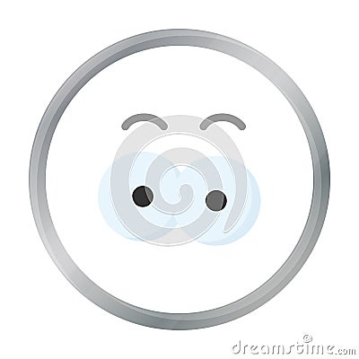 Eyes cartoon icon. Illustration for web and mobile design. Vector Illustration