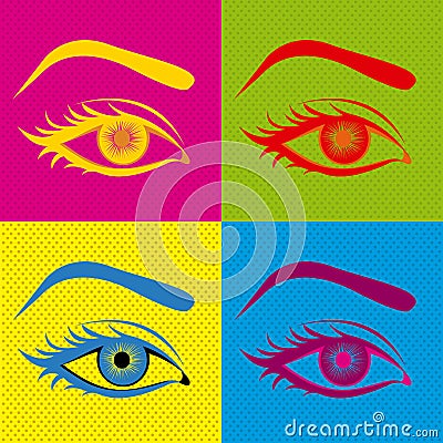 Eyes design Vector Illustration