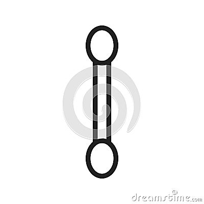Eyeshade applicator icon vector image. Suitable for mobile apps, web apps and print media. Vector Illustration