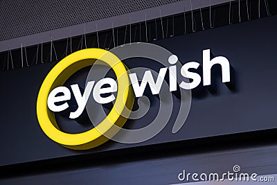 Eyewish Opticien shop, Utrecht Editorial Stock Photo