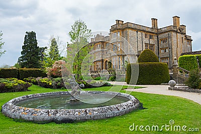 Eynsham Hall garden England, UK Editorial Stock Photo