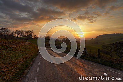 Between eys and trintelen, the netherlands Stock Photo