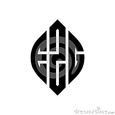 EZG circle letter logo design with circle and ellipse shape. EZG ellipse letters with typographic style. The three initials form a Vector Illustration