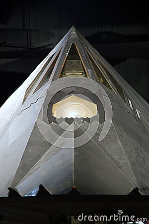 F-117 Nighthawk Stealth Fighter Stock Photo