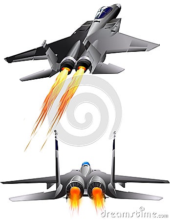 F-14 Jets Vector Illustration