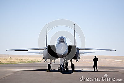 F-15 strike eagle Stock Photo