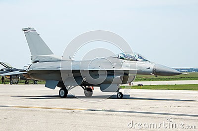 F-16 Fighter jet Stock Photo