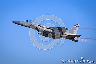 F15 fighter jet Stock Photo