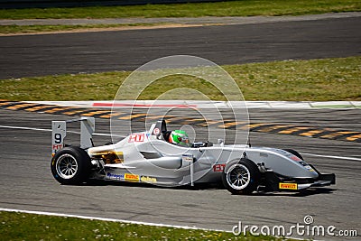F2 Italian Formula Trophy Dallara racing at Monza Editorial Stock Photo