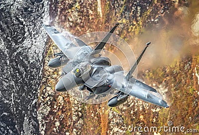 F15 military fighter jet Stock Photo