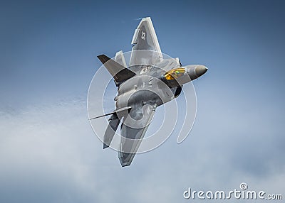 F22 Raptor fighter jet aircraft Stock Photo